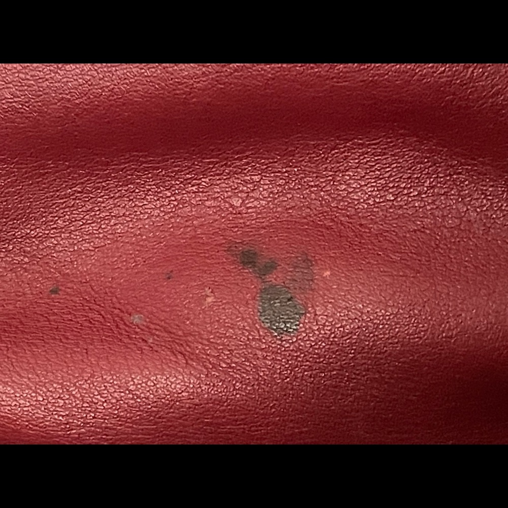 Coach leather RED hobo well loved - Picture 4 of 7
